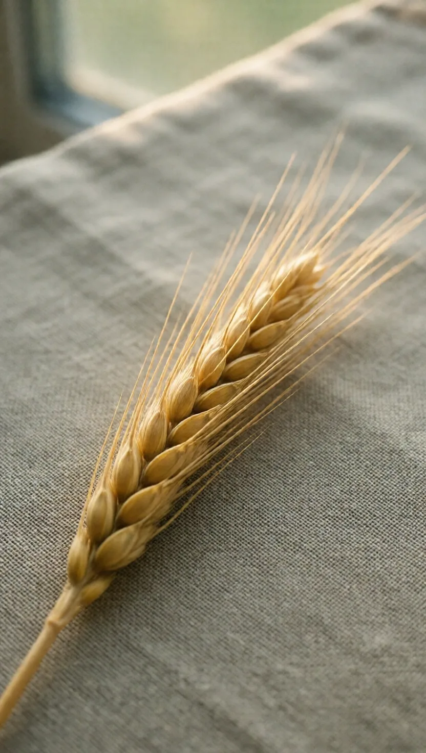 Eight things hiding in a head of grain. 8 cards.