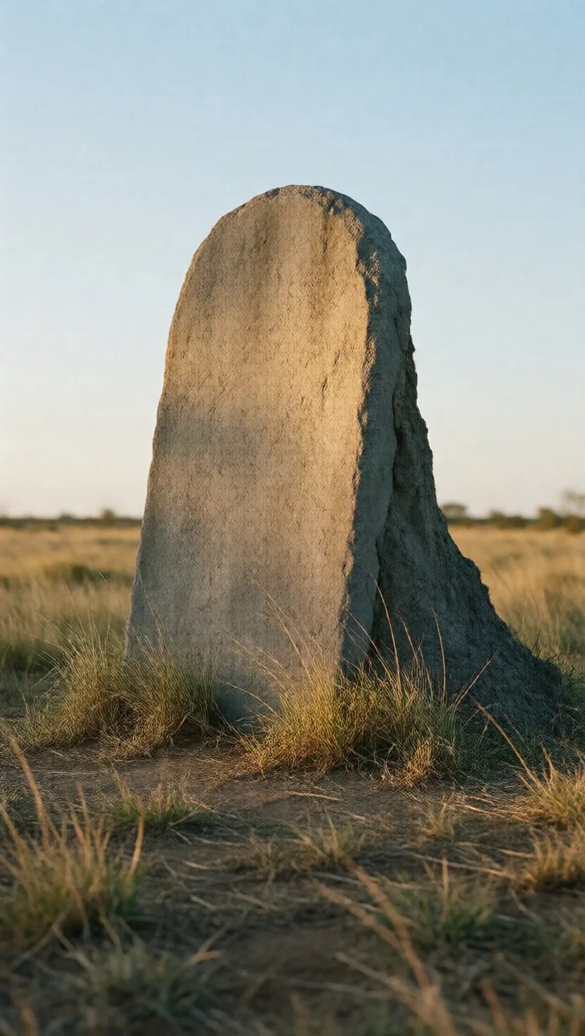 These termites point their towers north-south