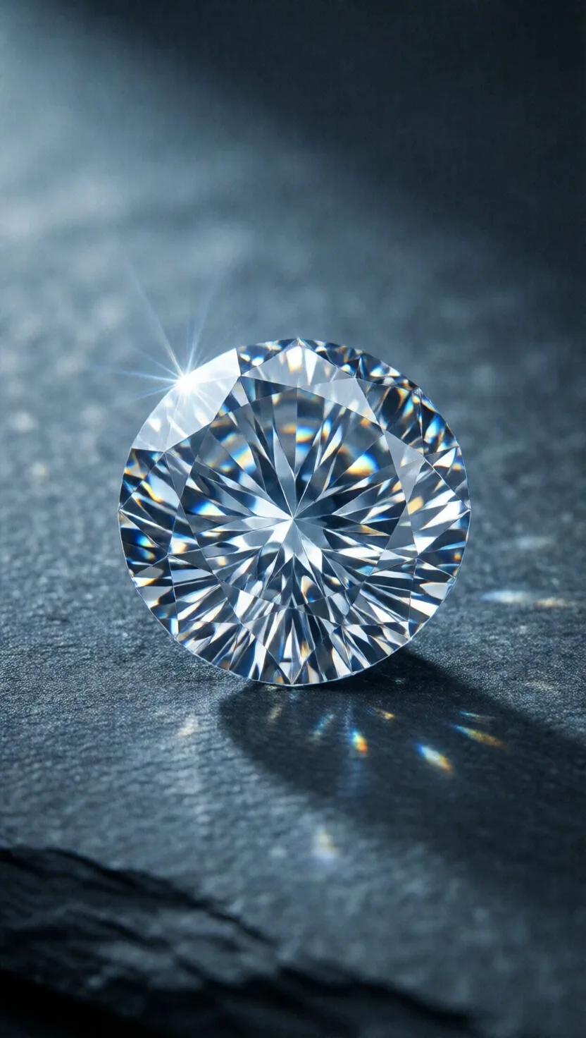 A real diamond always feels cold