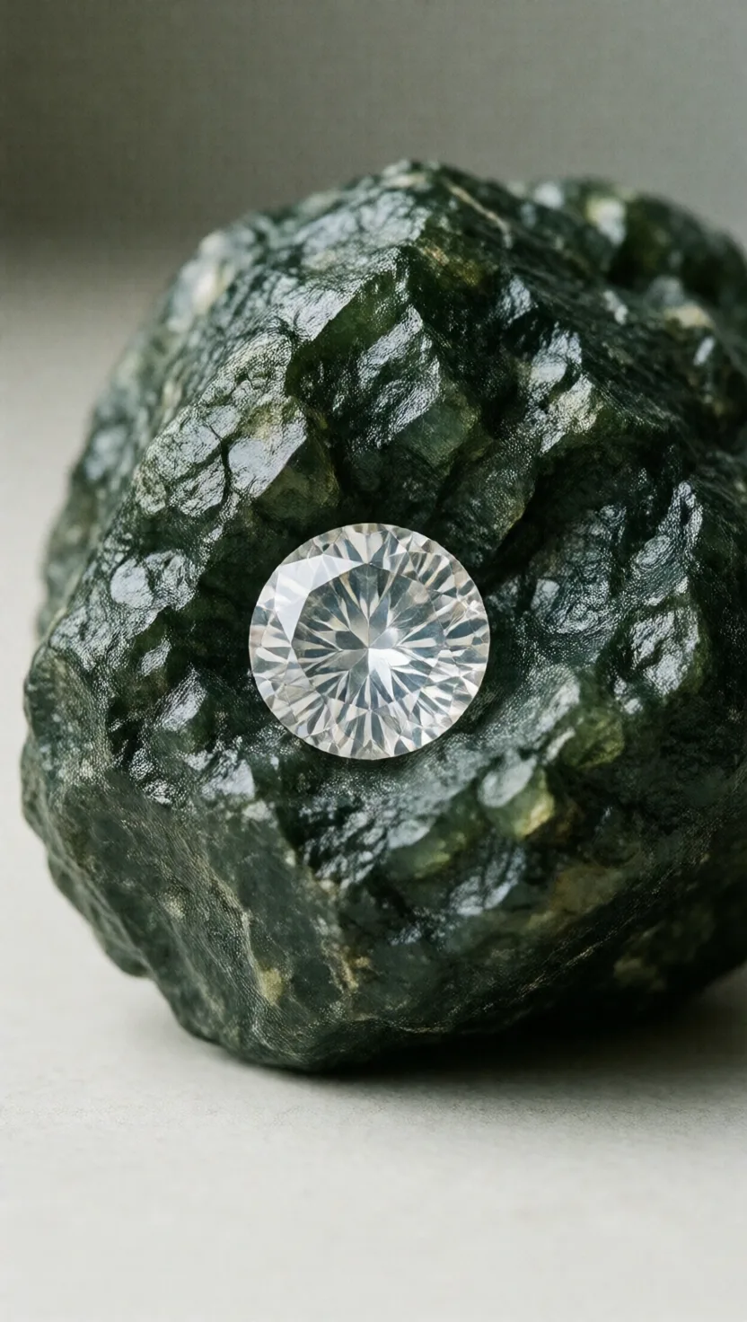 A diamond is older than the rock around it