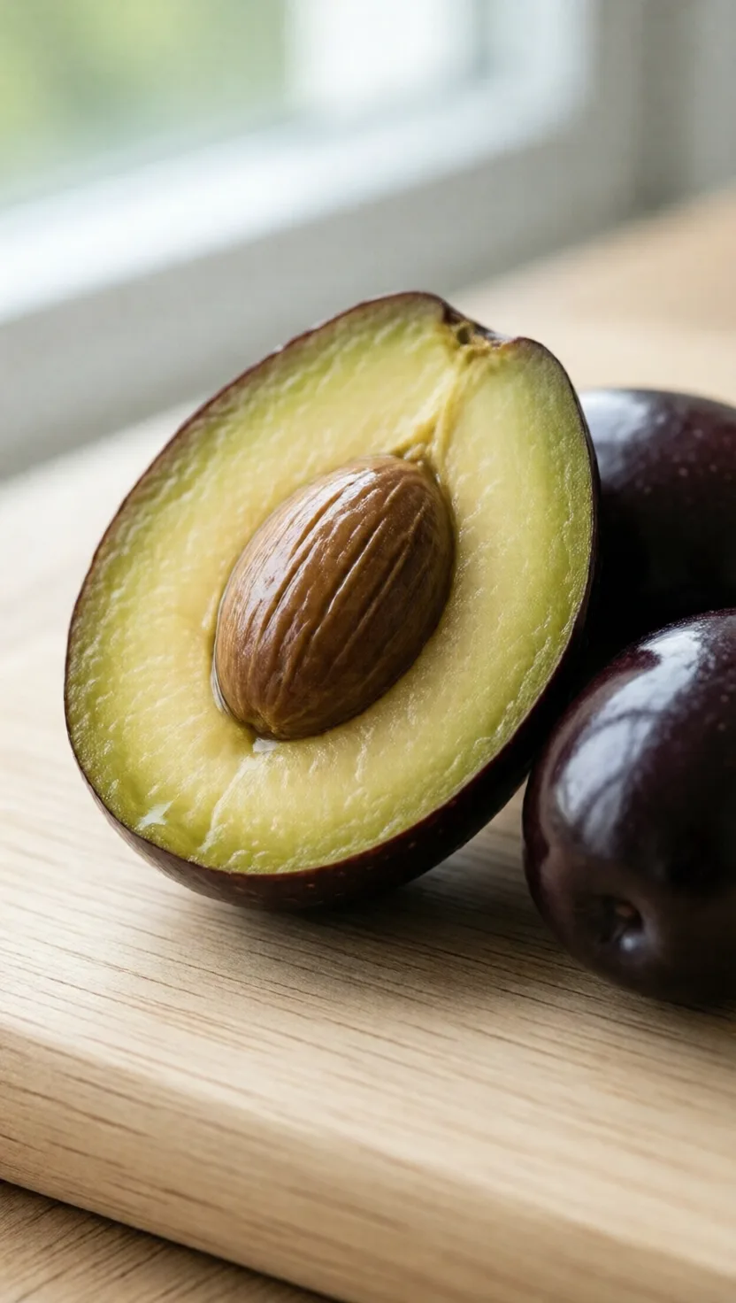 An olive is a cousin of the peach