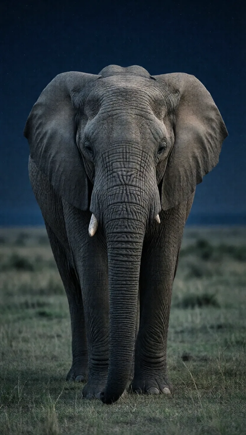 Wild elephants sleep just two hours a night