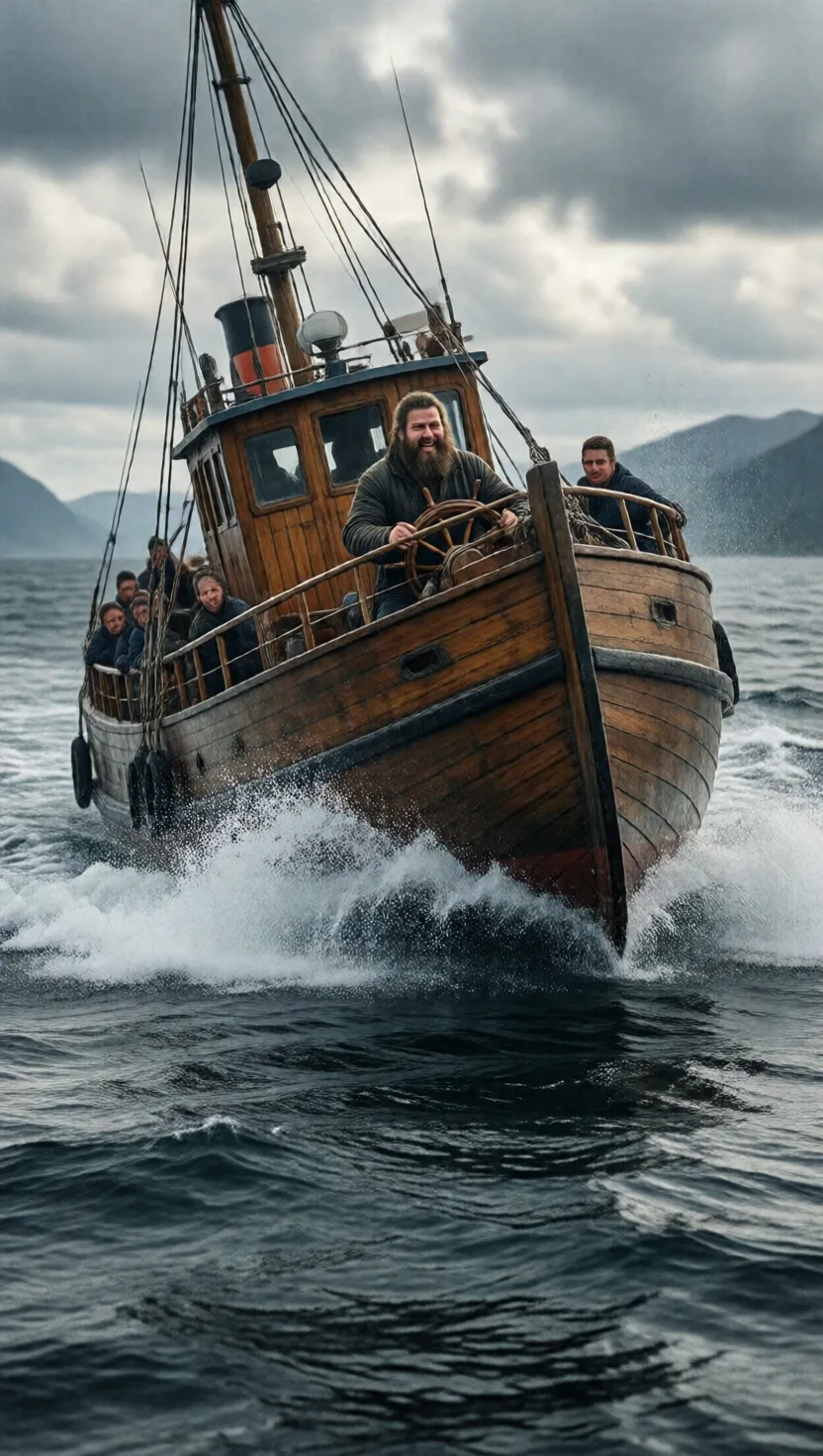 Captain Bram: sixty on a good day — or one-fifty