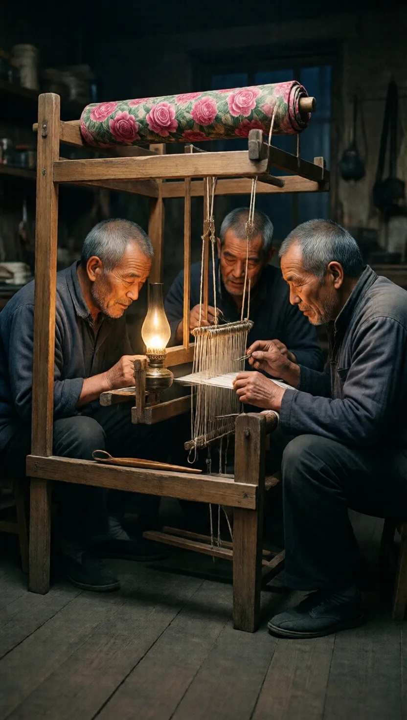 Inside, the loom is embarrassingly simple