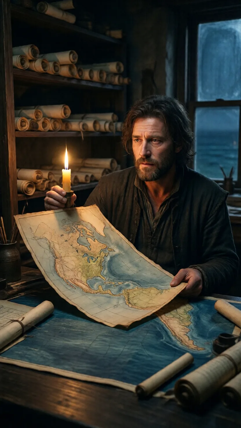 The mapmaker who never left blank space. 7 cards.