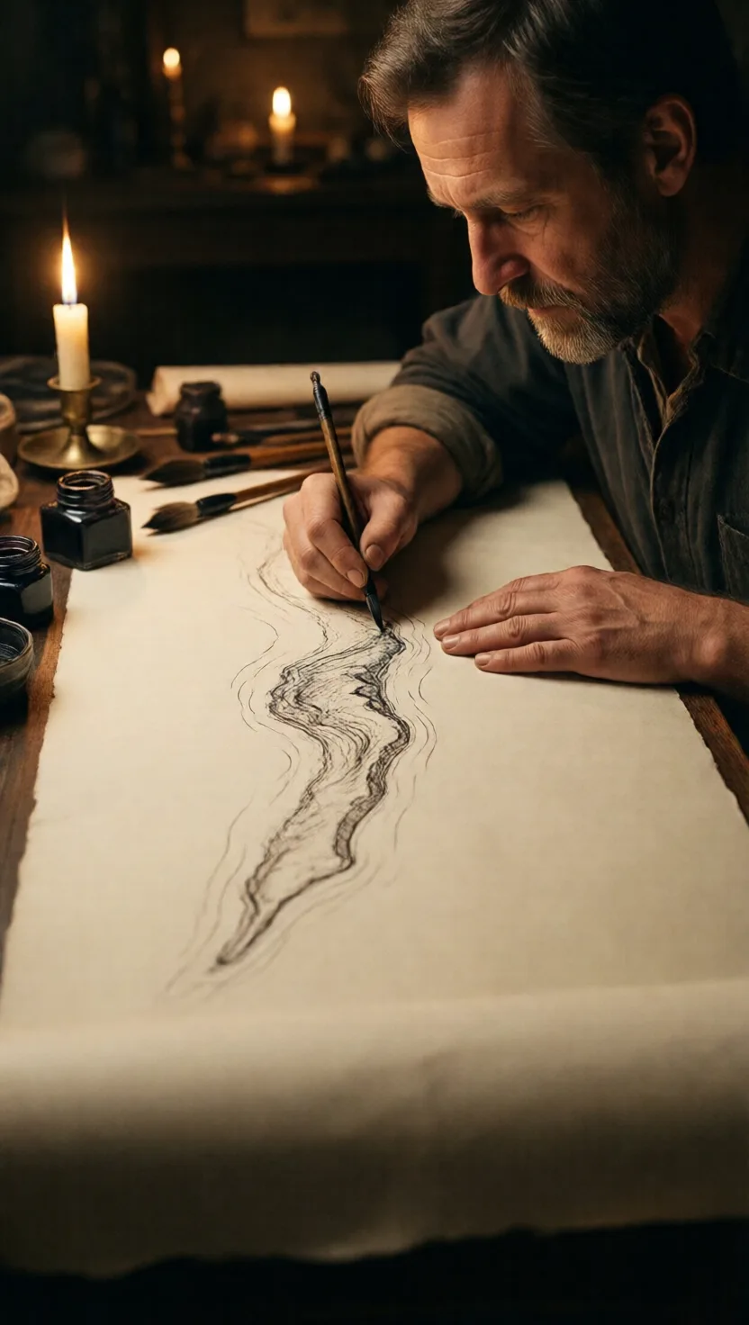 He draws coast the way coast has always behaved