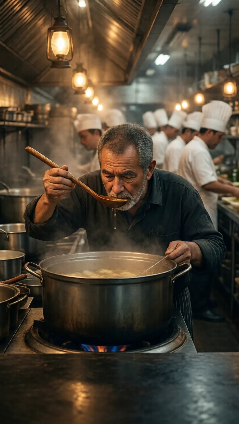 The fortieth cook can still taste the first
