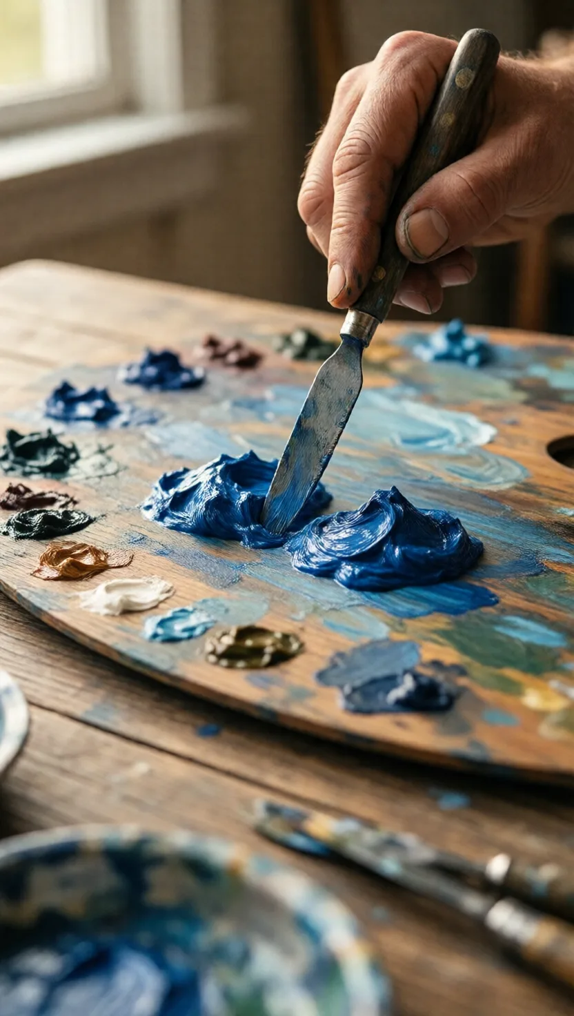 En la paleta, el azul que pierde, pierde por un pelo