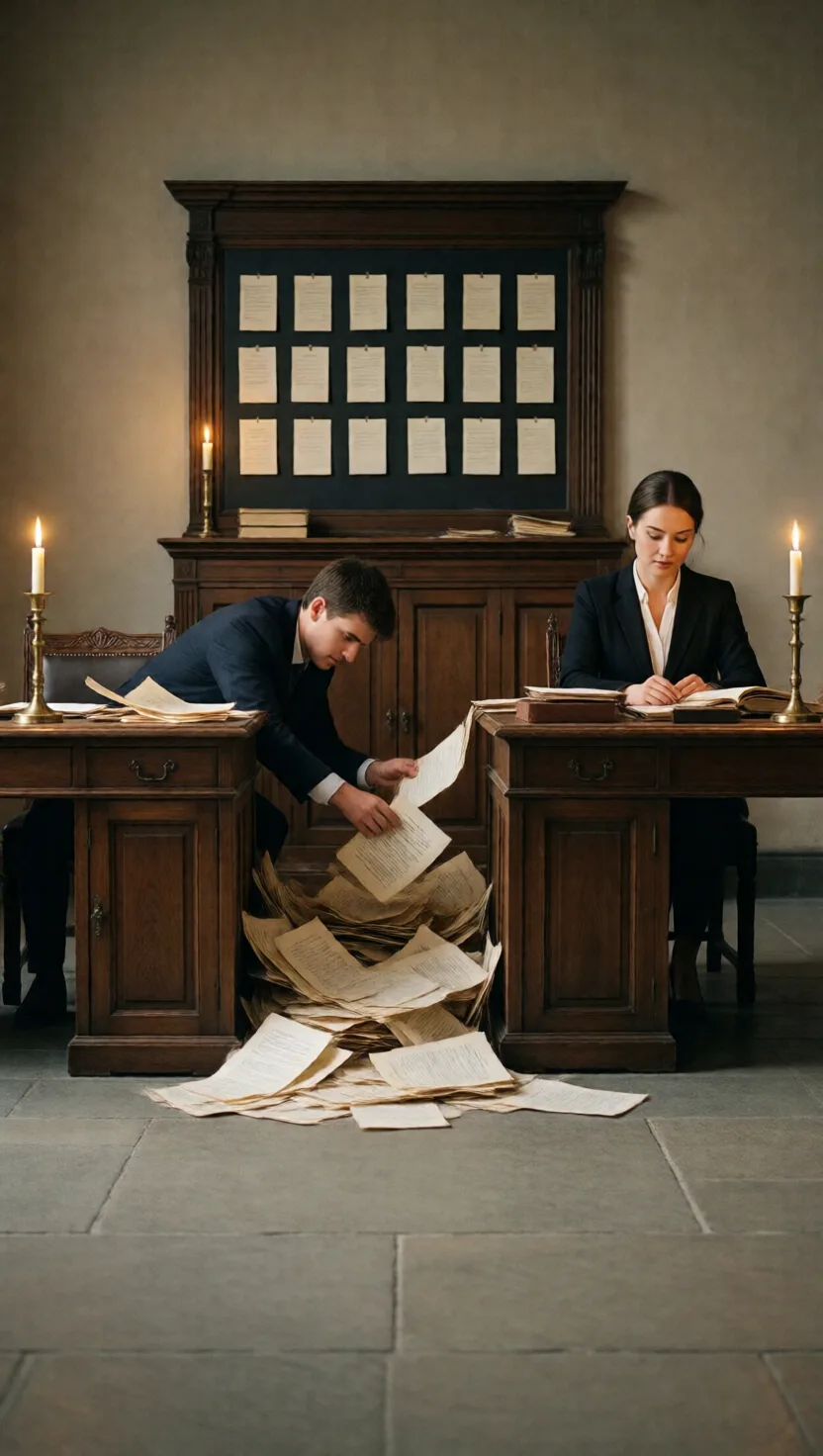 Two desks, one treaty, and only one of them drowning