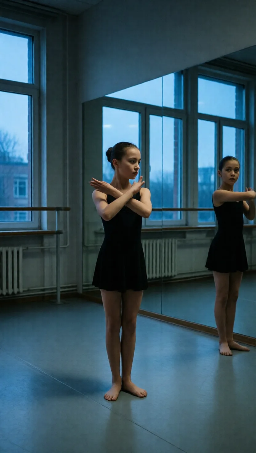 La alumna copia cada ajuste — y no aparece danza alguna