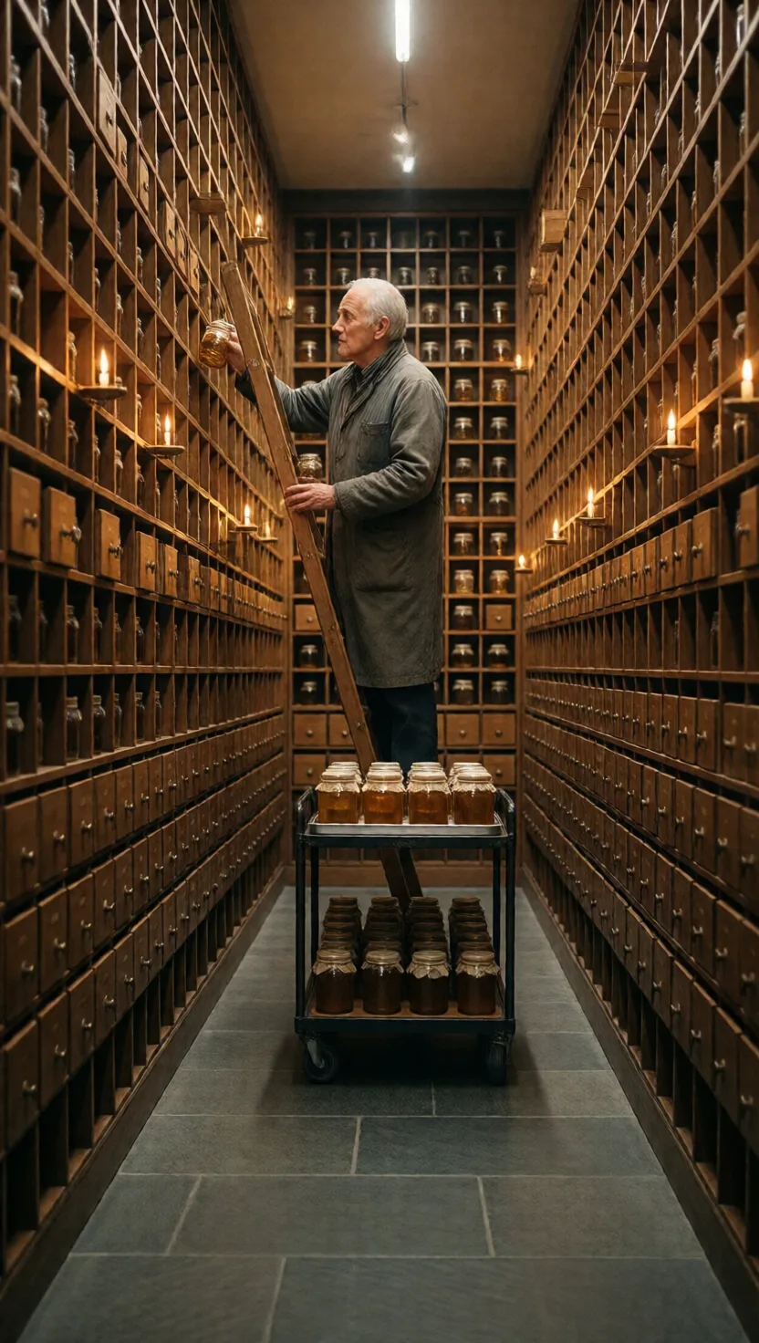 In the librarian's hall, every jar gets a place — and place is meaning