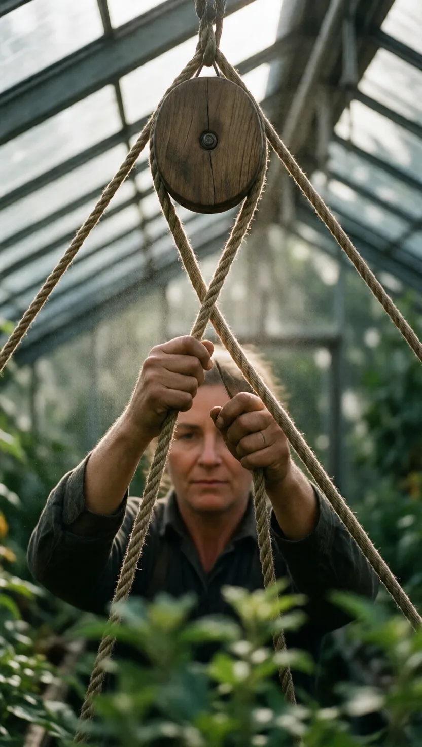 One rope, secretly tied to two things