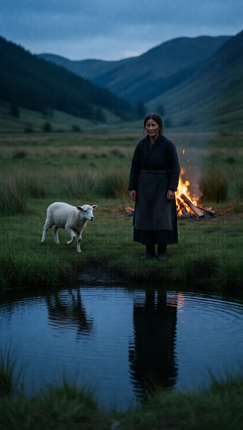 The lamb is lost, and the shepherd doesn't search