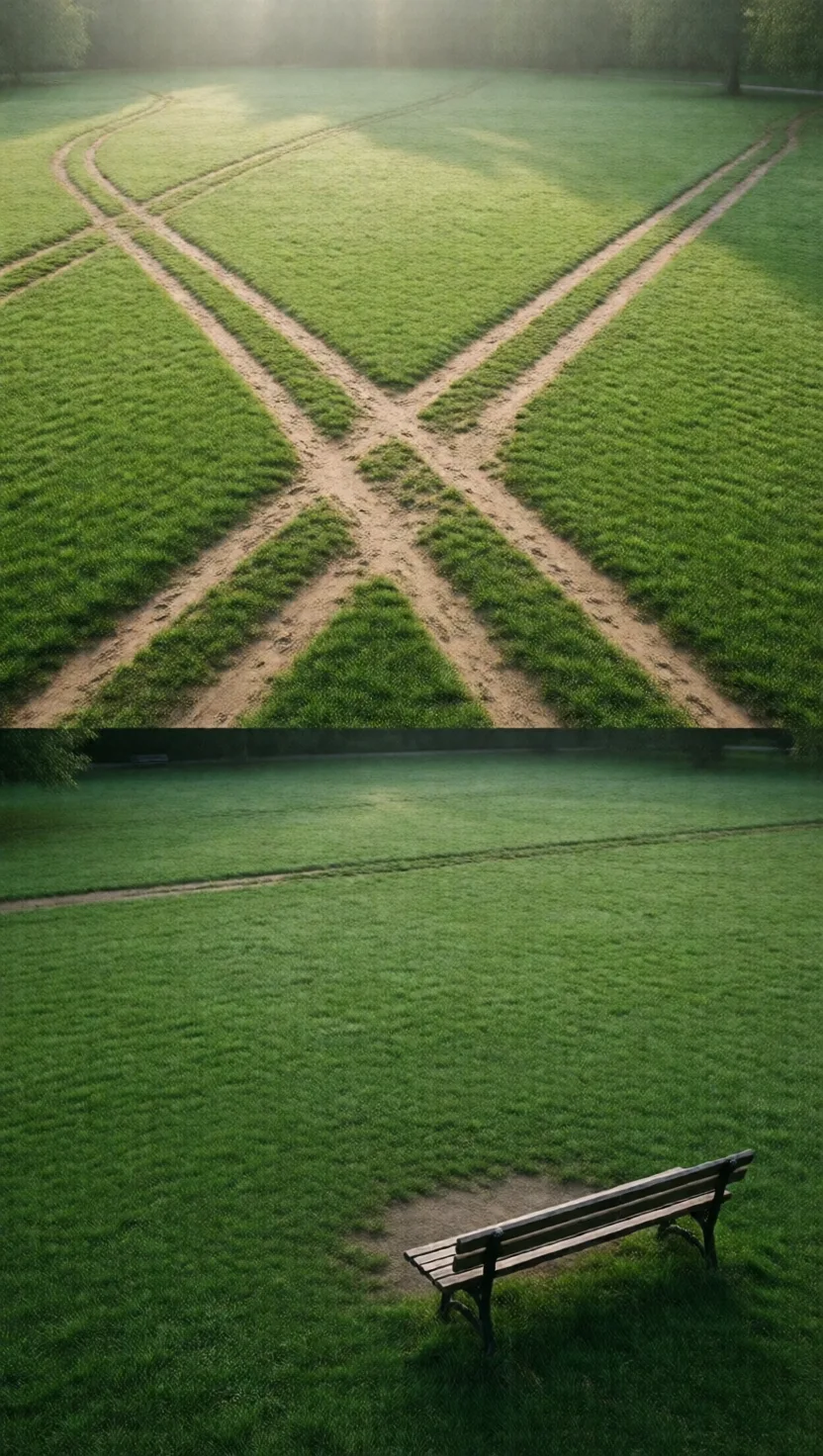 Casi toda esa enorme cuadrícula no lleva nada.