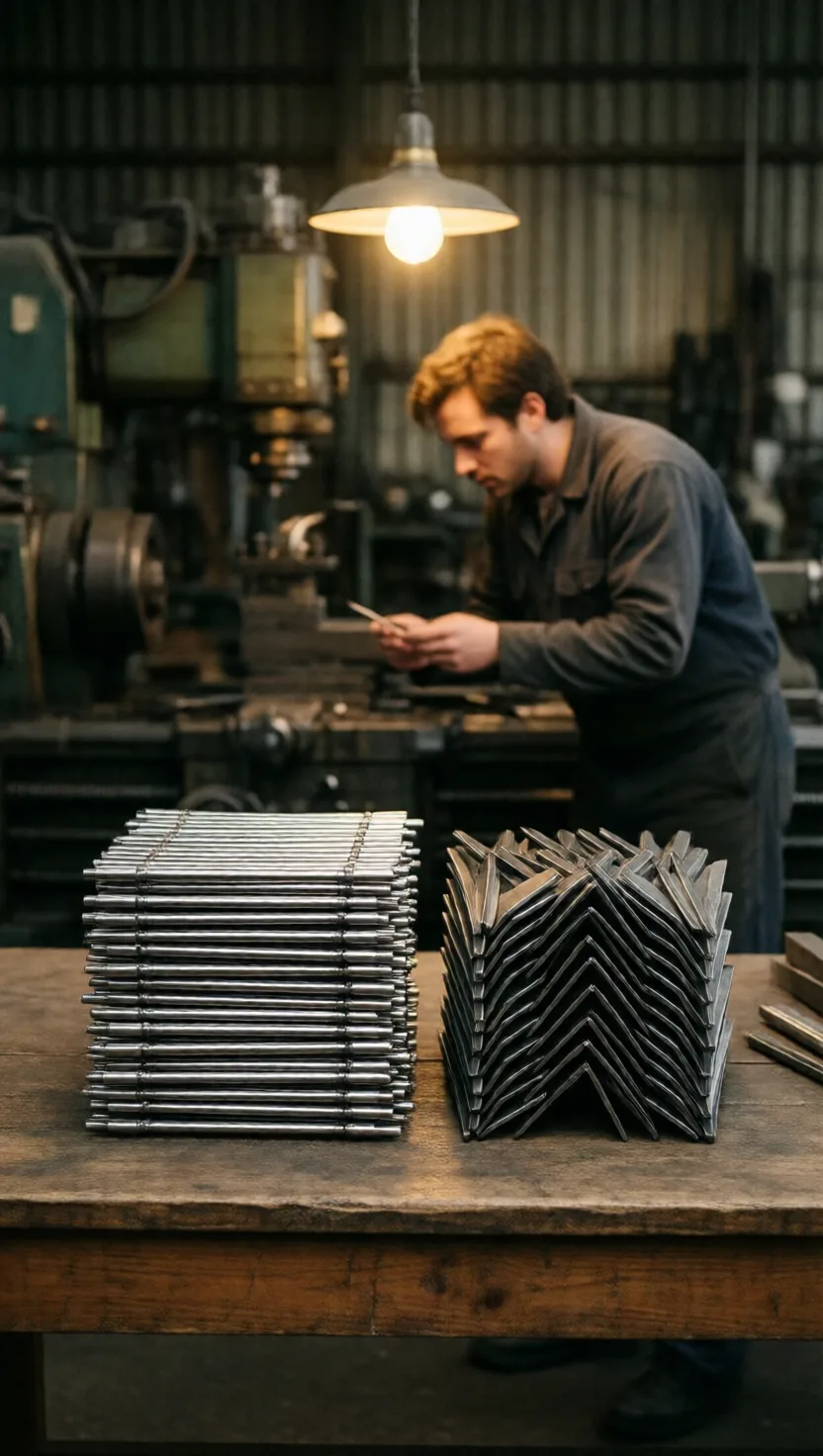 Same machines, same metal, different parts
