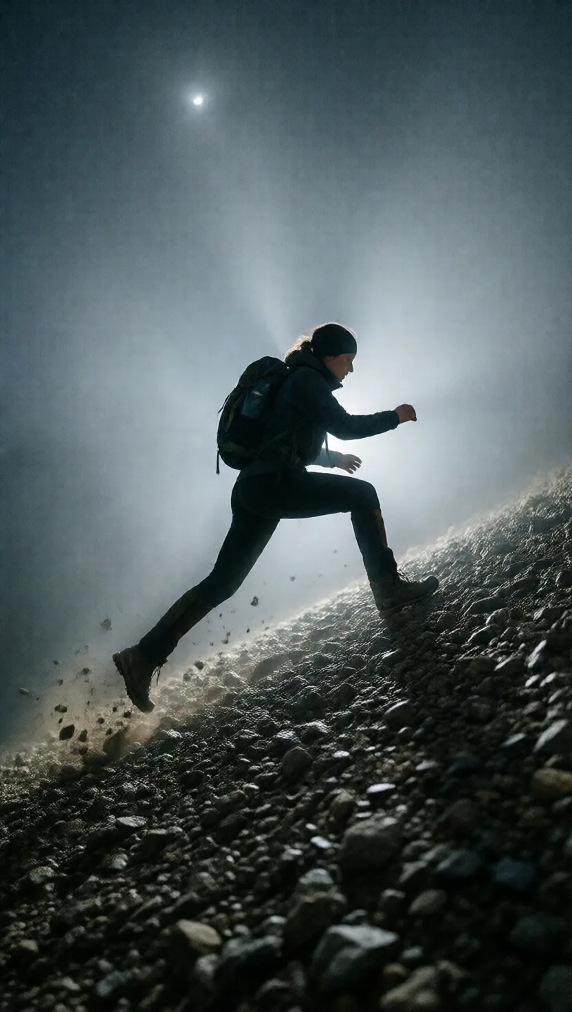 Lunge and you overshoot; creep and dawn finds you