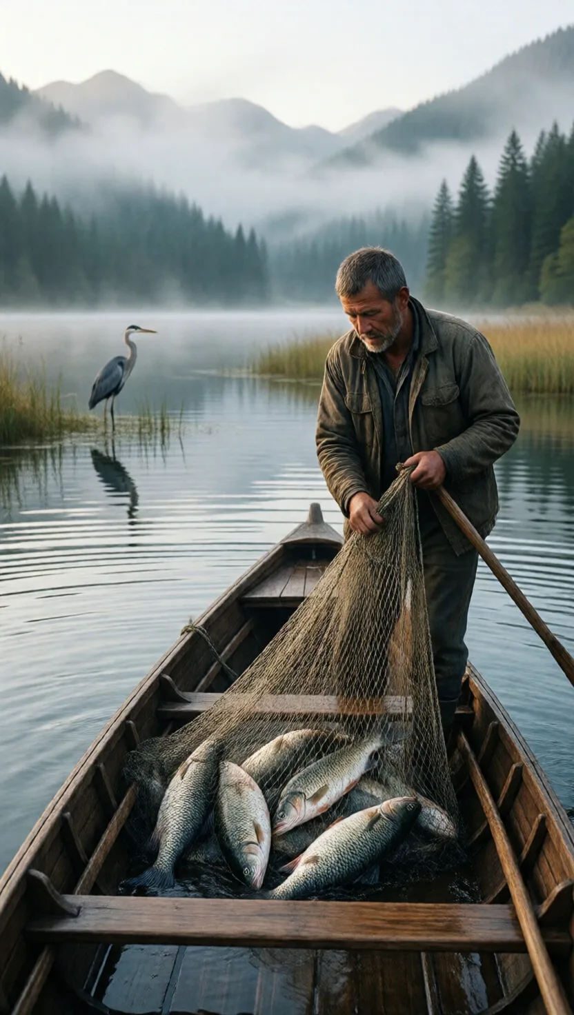 Thirty years of catches against one hungry heron