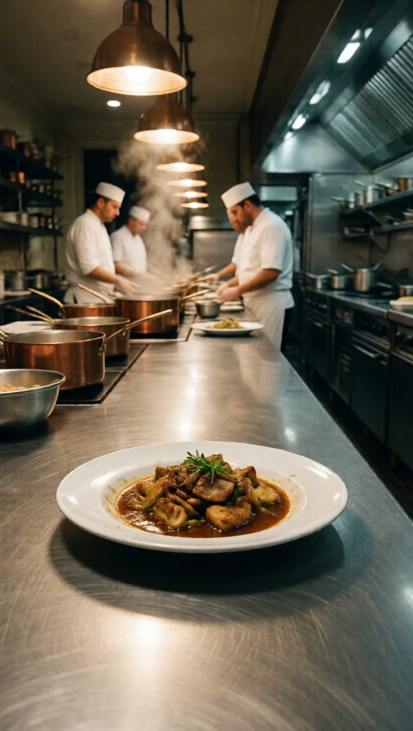 One plate comes back too salty. Who changes?