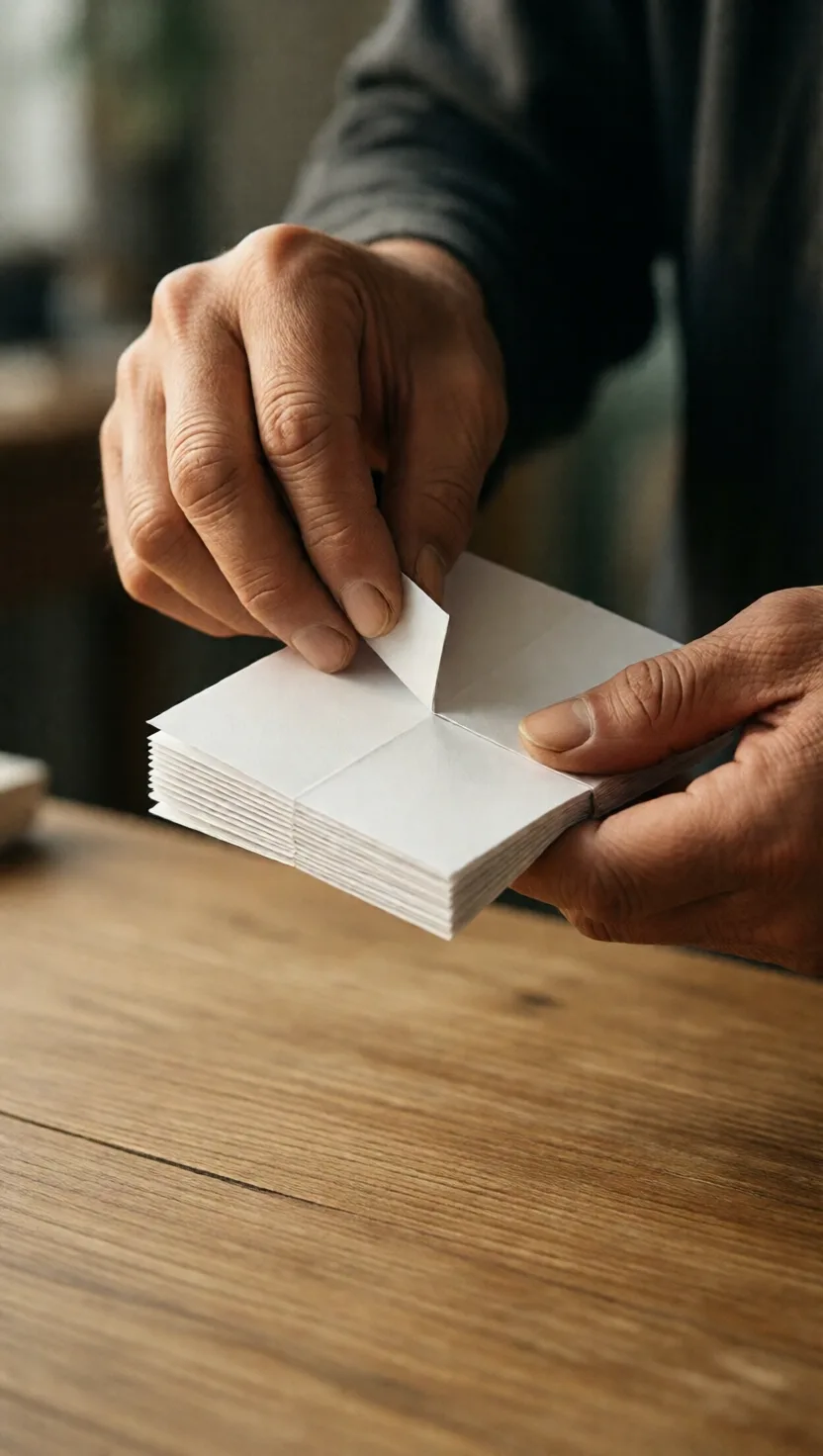Every fold lands on the folds before it