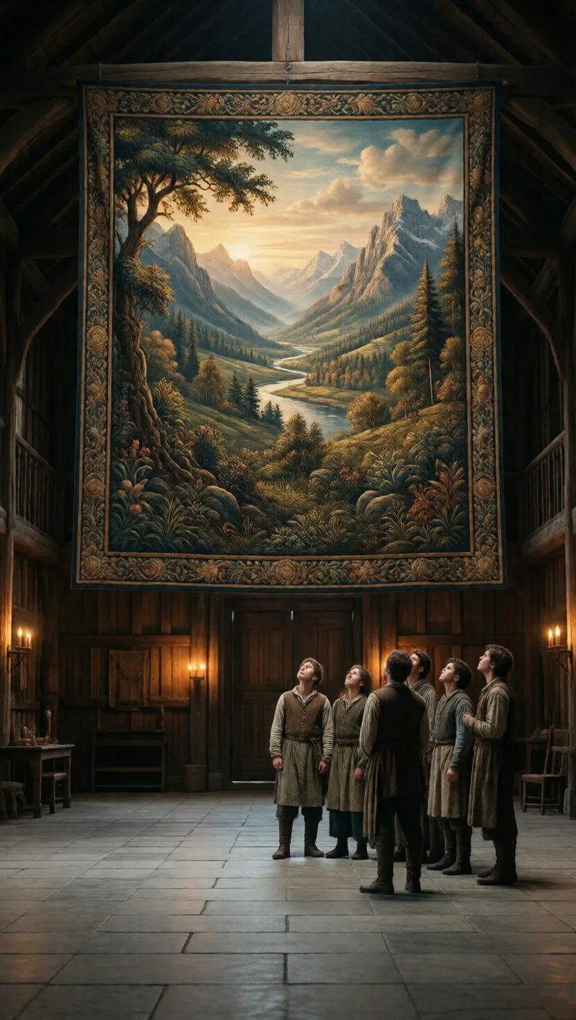 Copy the master's tapestry — all million crossings of it